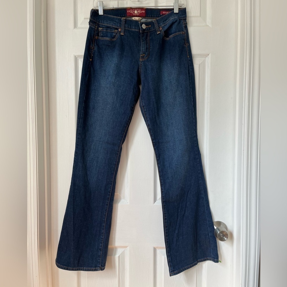 Lucky Brand Sophia Bootcut Jeans Dark Wash Size 8